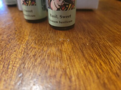 Essential Oil Sweet Basil-10mls SALE $12.50 reg $24.95