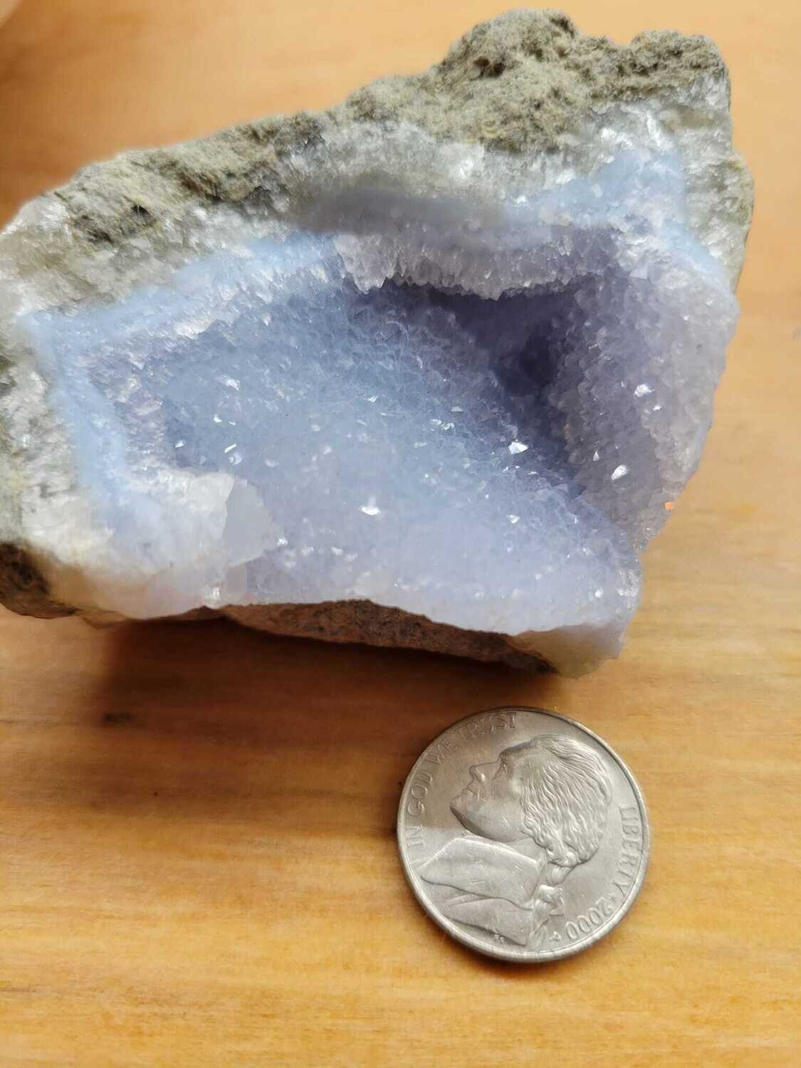 Crystal Blue Lace Agate- Chunk- Africa