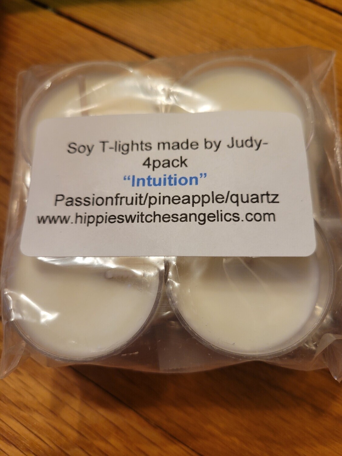 Judy's Soy Candle -(4pack T-Light) Intuition