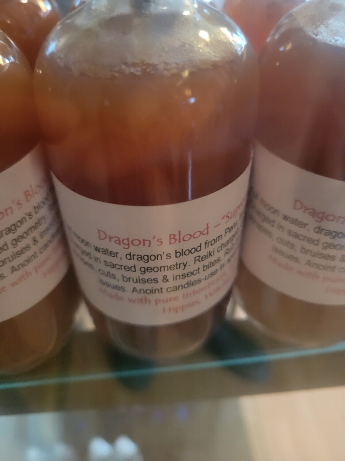 Judy's Moon Water-Dragon's Blood-Supreme -4 oz glass bottle size!! MOST popular in the Dragon's Blood line!