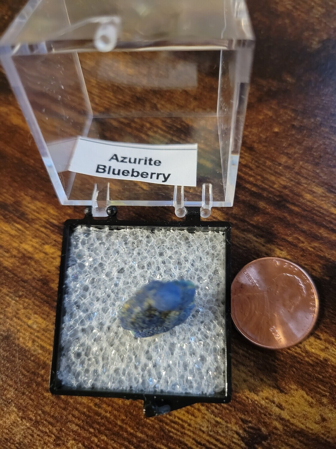 Crystal Rough Beautiful Azurite Blueberry #1