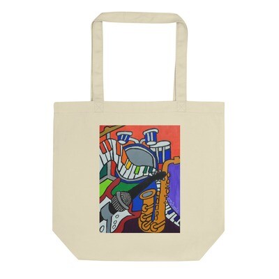 Music Vibes Eco Tote Bag