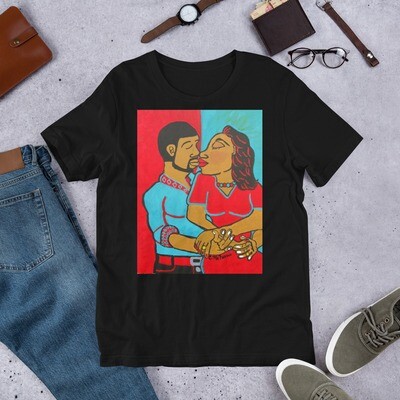 Lovers Embrace Short-Sleeve Unisex T-Shirt