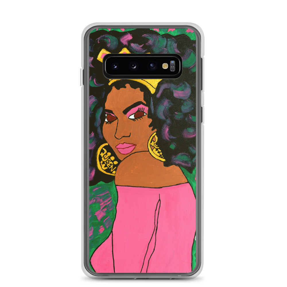 Black Queen Samsung Case, Size: Samsung Galaxy S10