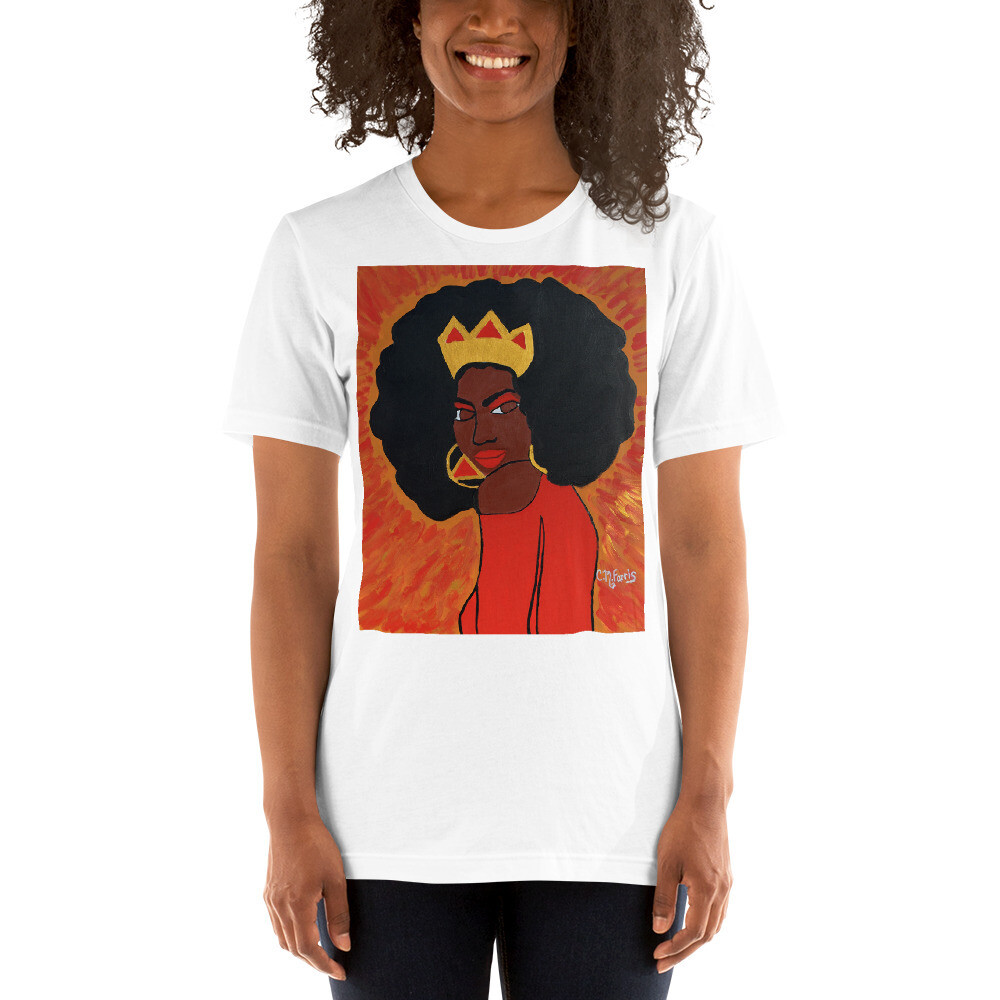 Fierce Queen Short-Sleeve Unisex T-Shirt, Color: White, Size: S