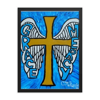 Grace and Mercy Framed Print