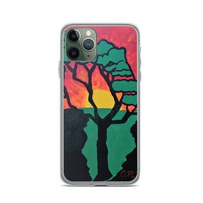 African sunset iPhone Case