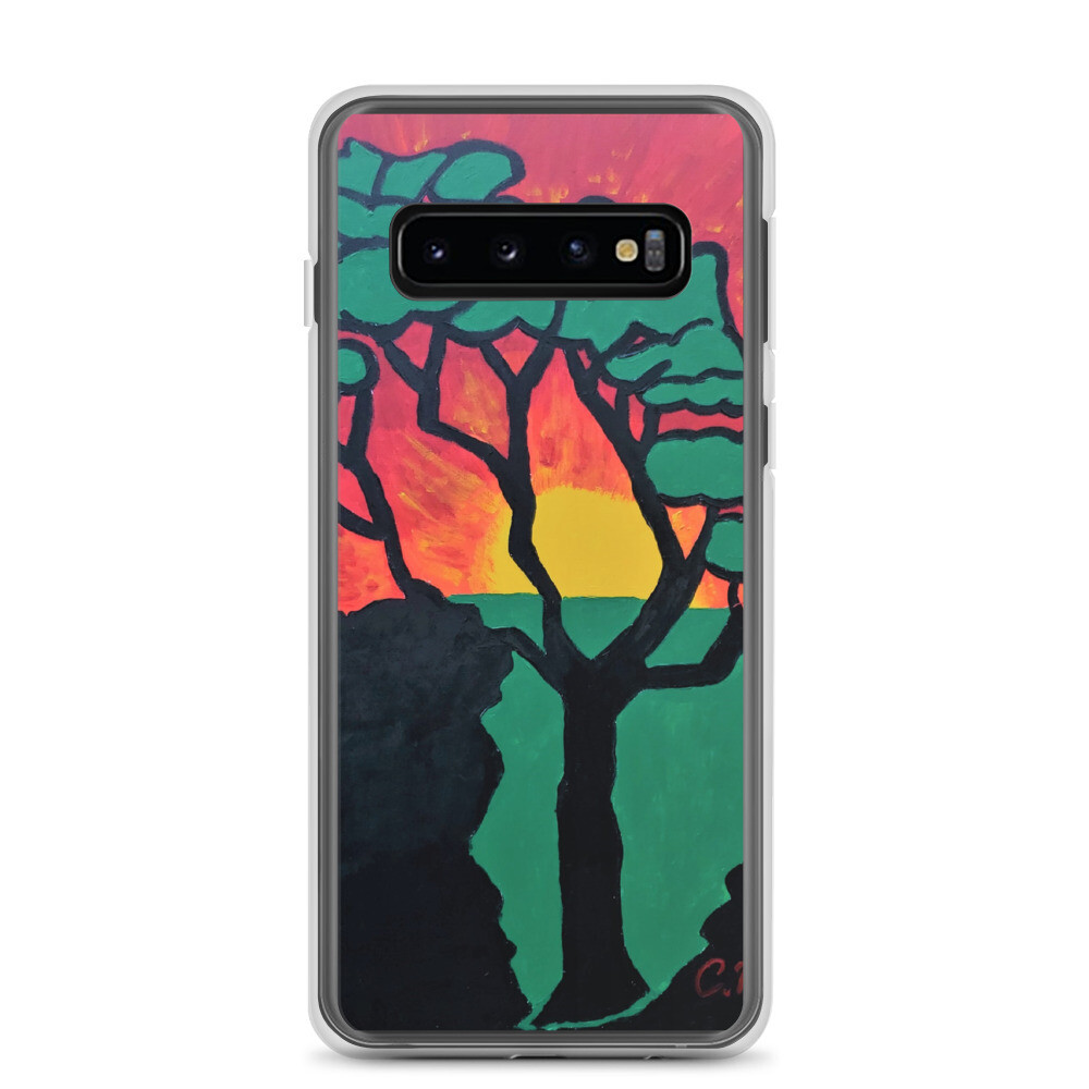 African Sunset Samsung Case, Size: Samsung Galaxy S10