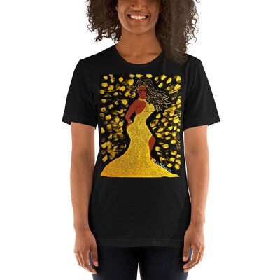 Golden Goddess Short-Sleeve Unisex T-Shirt