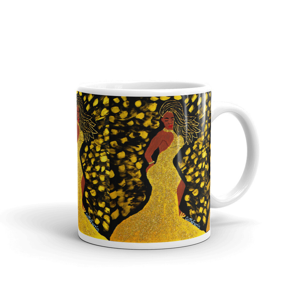  Golden Goddess Mug, Size: 11oz