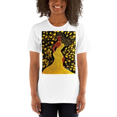 Golden Goddess Short-Sleeve Unisex T-Shirt