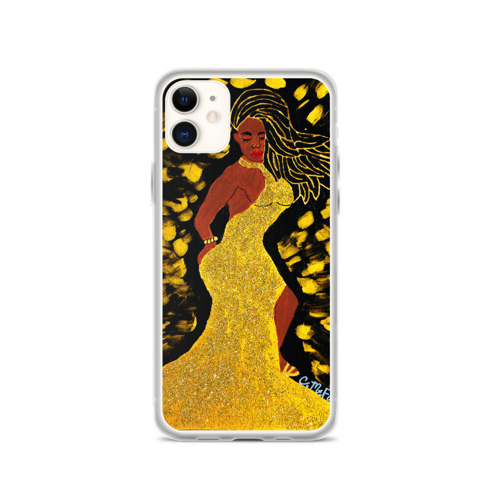 Golden Goddess iPhone Case
