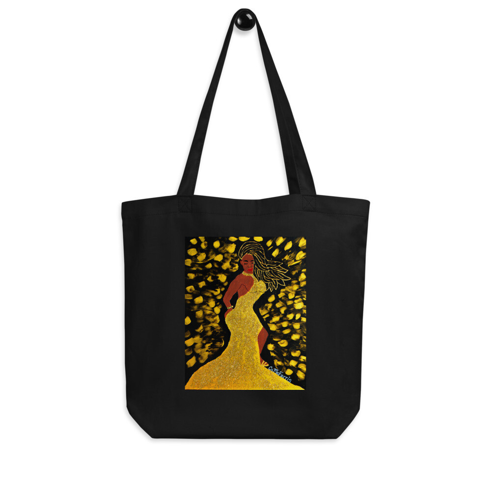Golden Goddess Eco Tote Bag
