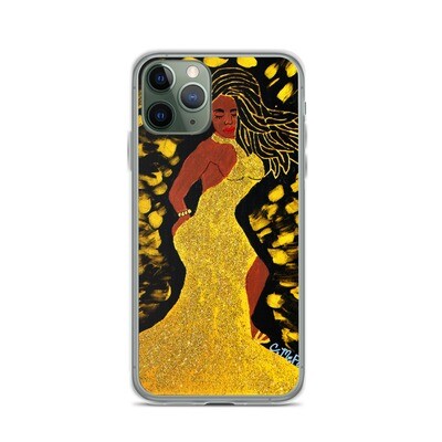 Golden Goddess iPhone Case