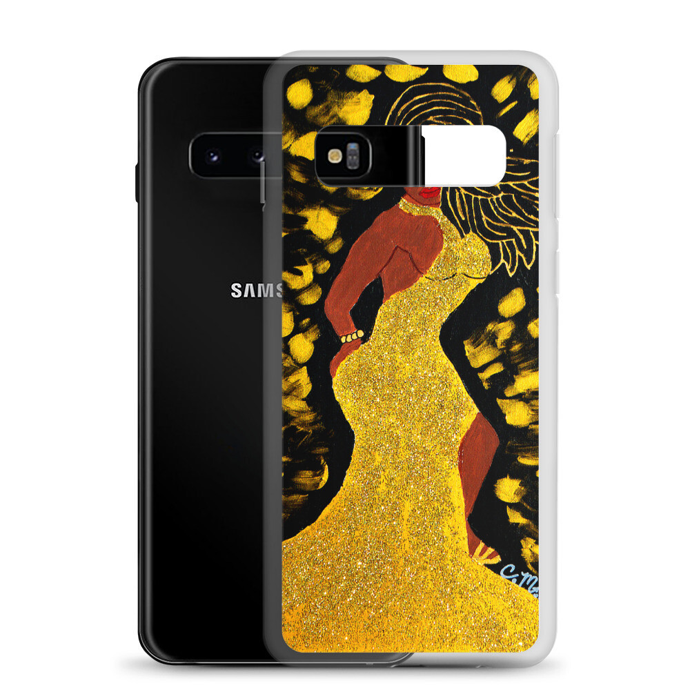 Golden Goddess Samsung Case, Size: Samsung Galaxy S10