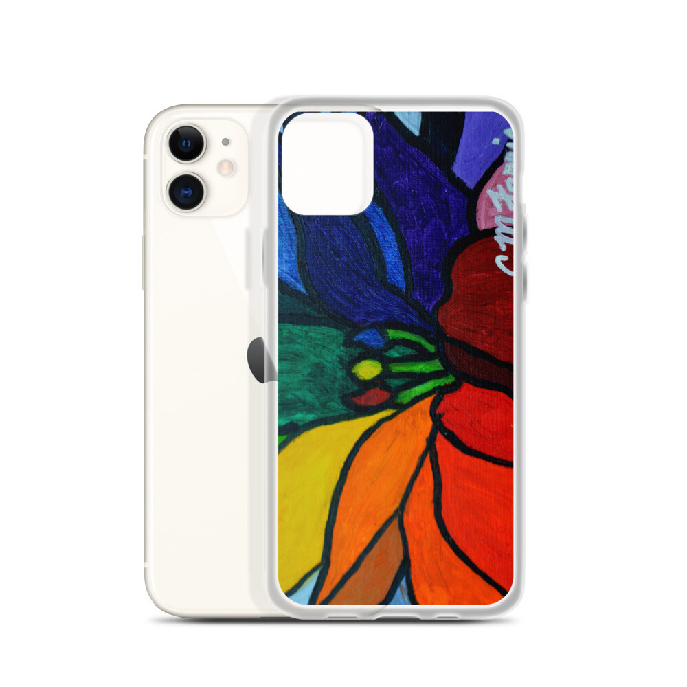 Rainbow Lotus Flower iPhone Case, Size: iPhone 11