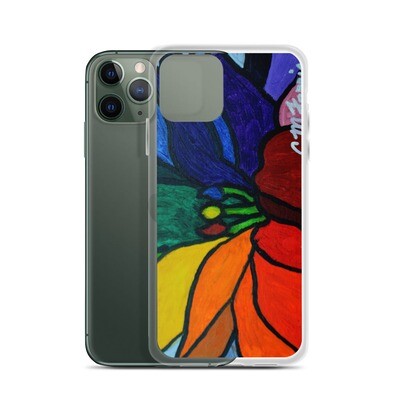Rainbow Lotus Flower iPhone Case