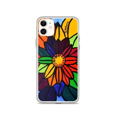 Rainbow Lotus 2 iPhone Case, Size: iPhone 11