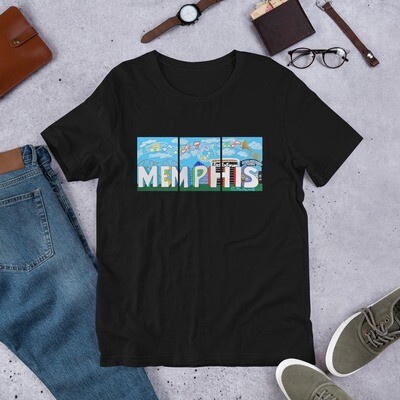 Sights &amp; Sounds of Memphis Short-Sleeve Unisex T-Shirt