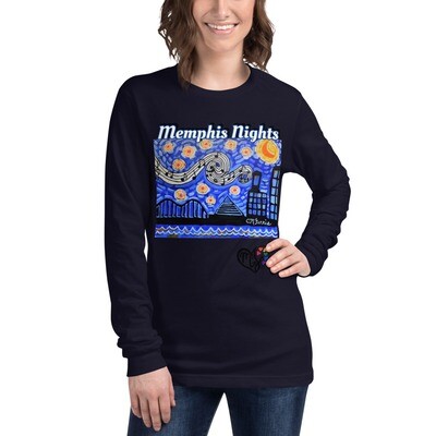 Women's Memphis Nights Unisex Long Sleeve Tee
