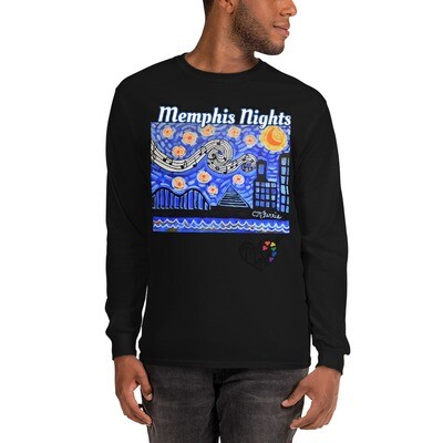 Men’s Memphis Nights  Long Sleeve Shirt