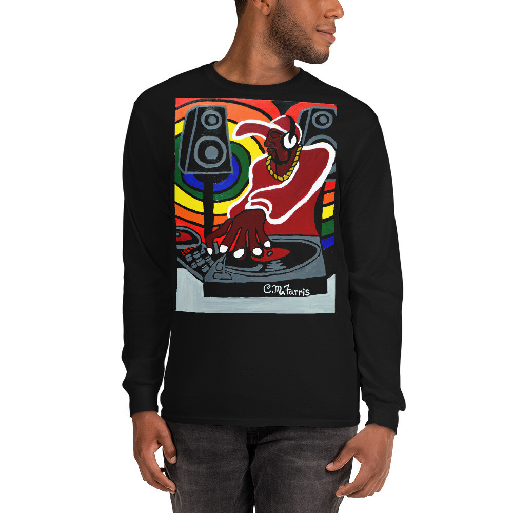 Move the Crowd Men’s Long Sleeve Shirt, Color: Black, Size: S