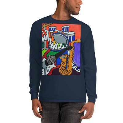 Music Vibes Men’s Long Sleeve Shirt