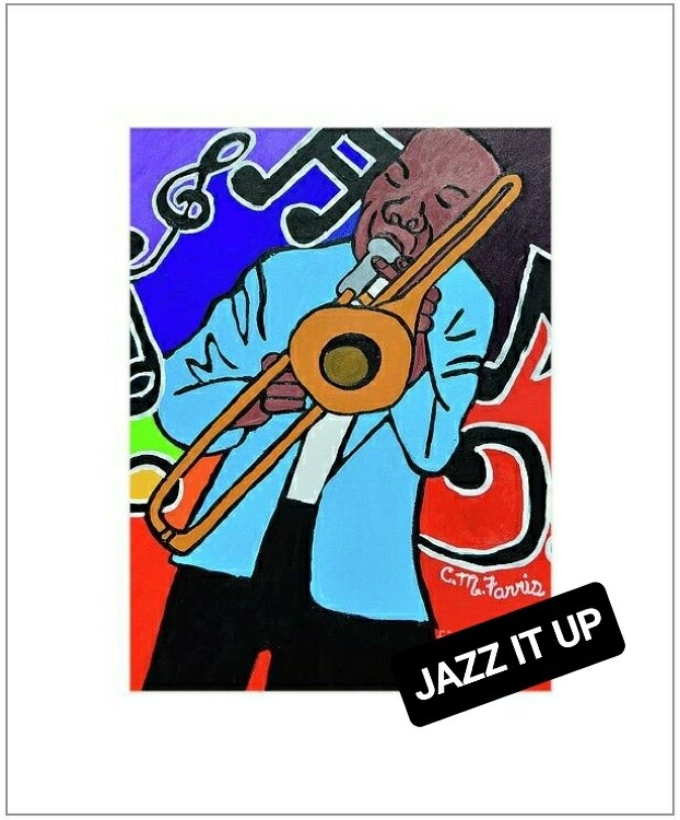 Jazz It Up Matted Print 14x18