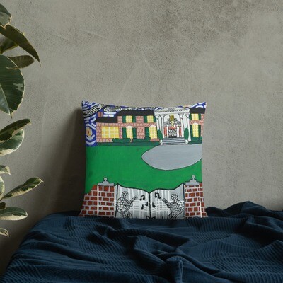 Memphis Nights over Graceland Basic Pillow