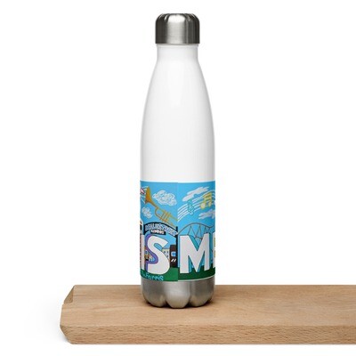 Sights &amp; Sounds of Memphis Stainless Steel Water Bottle