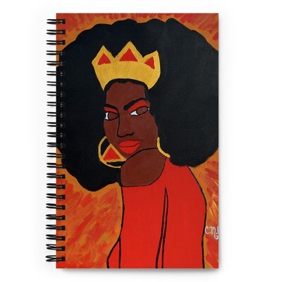 Fierce Queen Spiral notebook