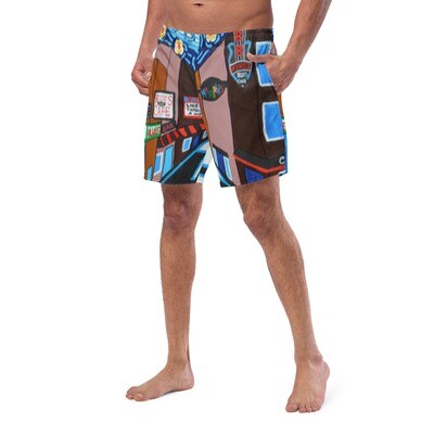 Memphis Nights on Beale Street Men's swim trunks