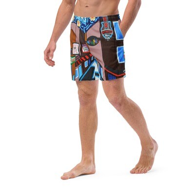 Memphis Nights on Beale Street Men's swim trunks