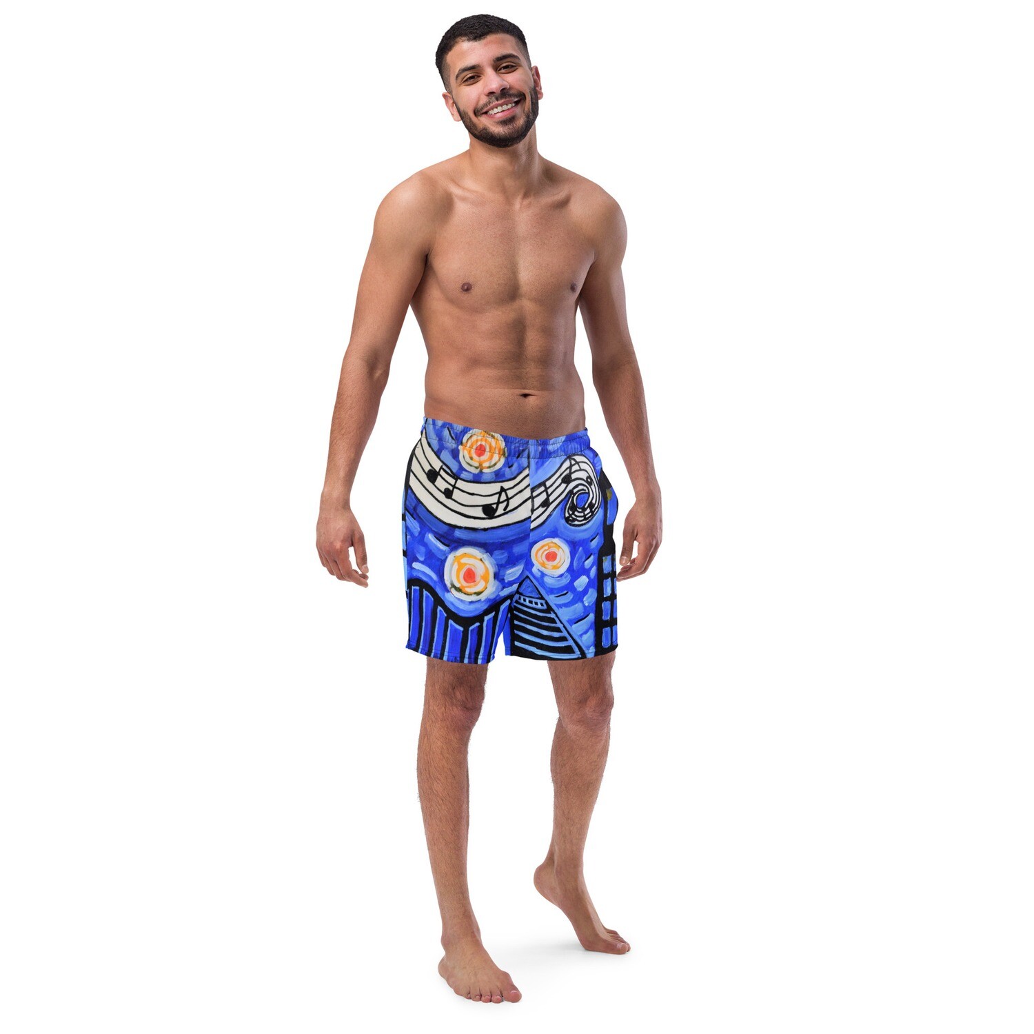 Memphis Nights Men&#39;s swim trunks, Size: 2XS