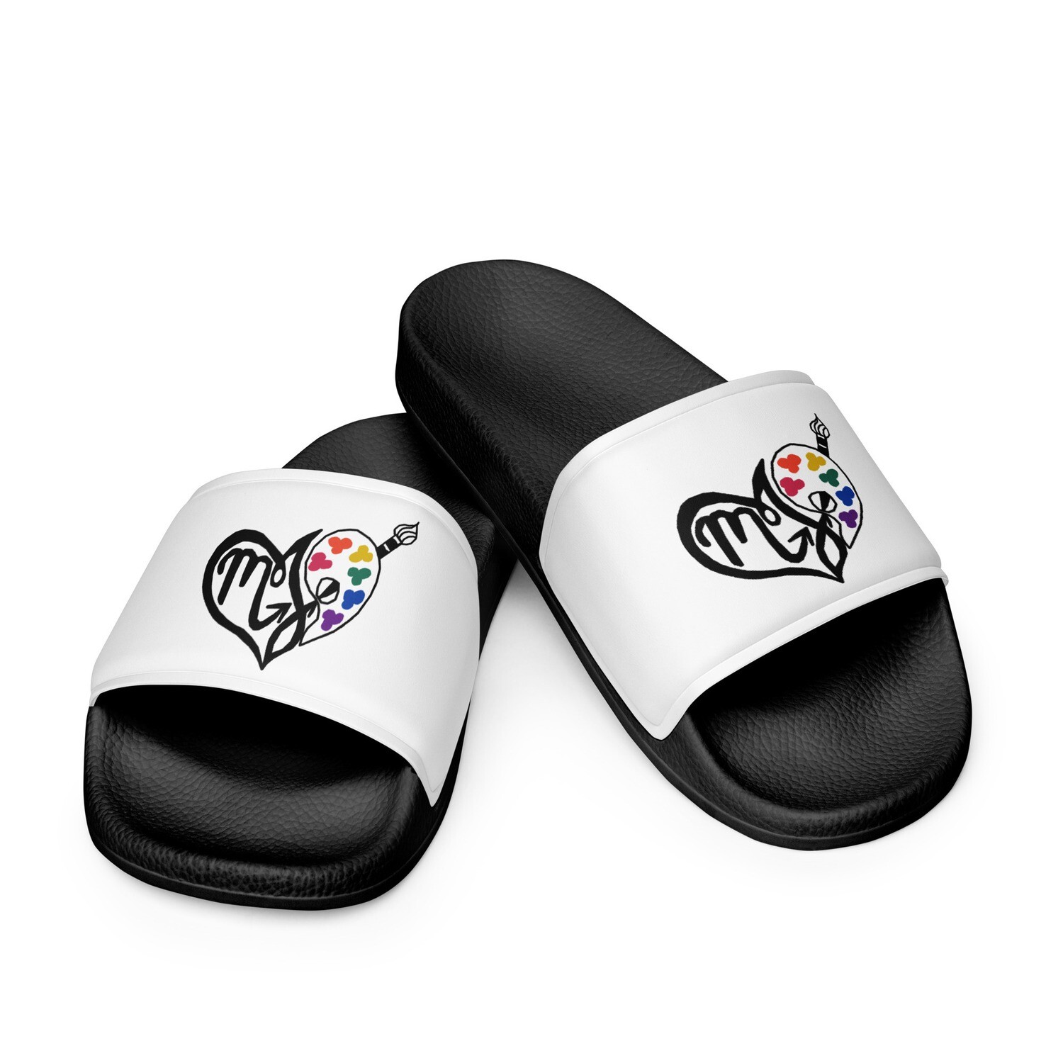 CMFARRISFINEART LOGO Men’s slides, Size: 6.5