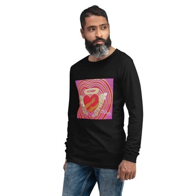 H.U.G.S.  for My Angel Men's Long Sleeve Tee