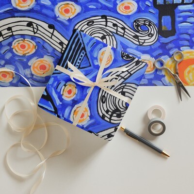 Memphis Nights Wrapping paper sheets