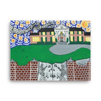 Memphis Nights over Graceland 18X24 Canvas Print