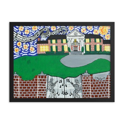 Memphis Nights over Graceland 18X24 Framed Print