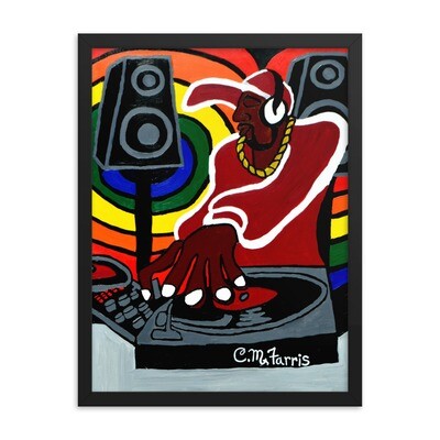 Move  the Crowd Framed Print