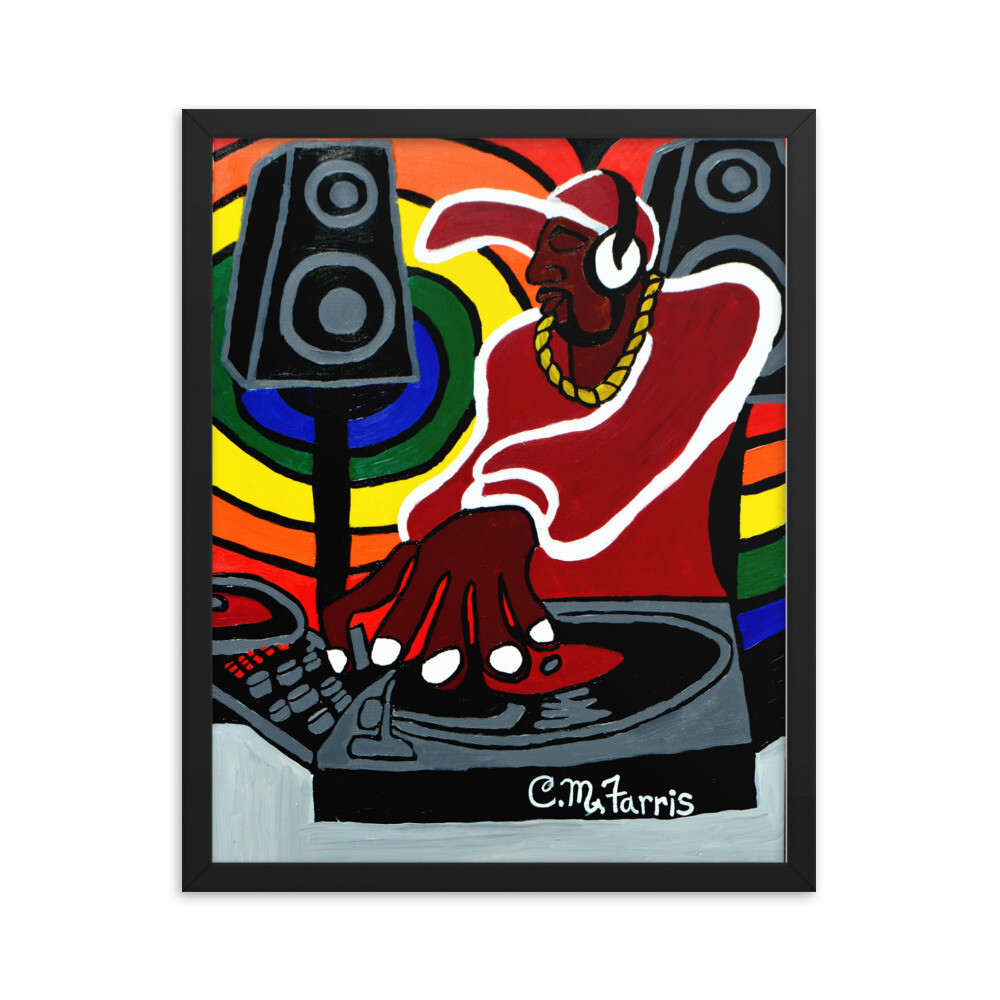 Move  the Crowd Framed Print, Size: 16×20