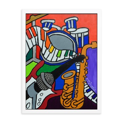Music Vibes 18X24 Framed Print