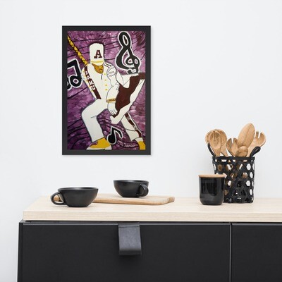  AAMU Drum Major Framed Print