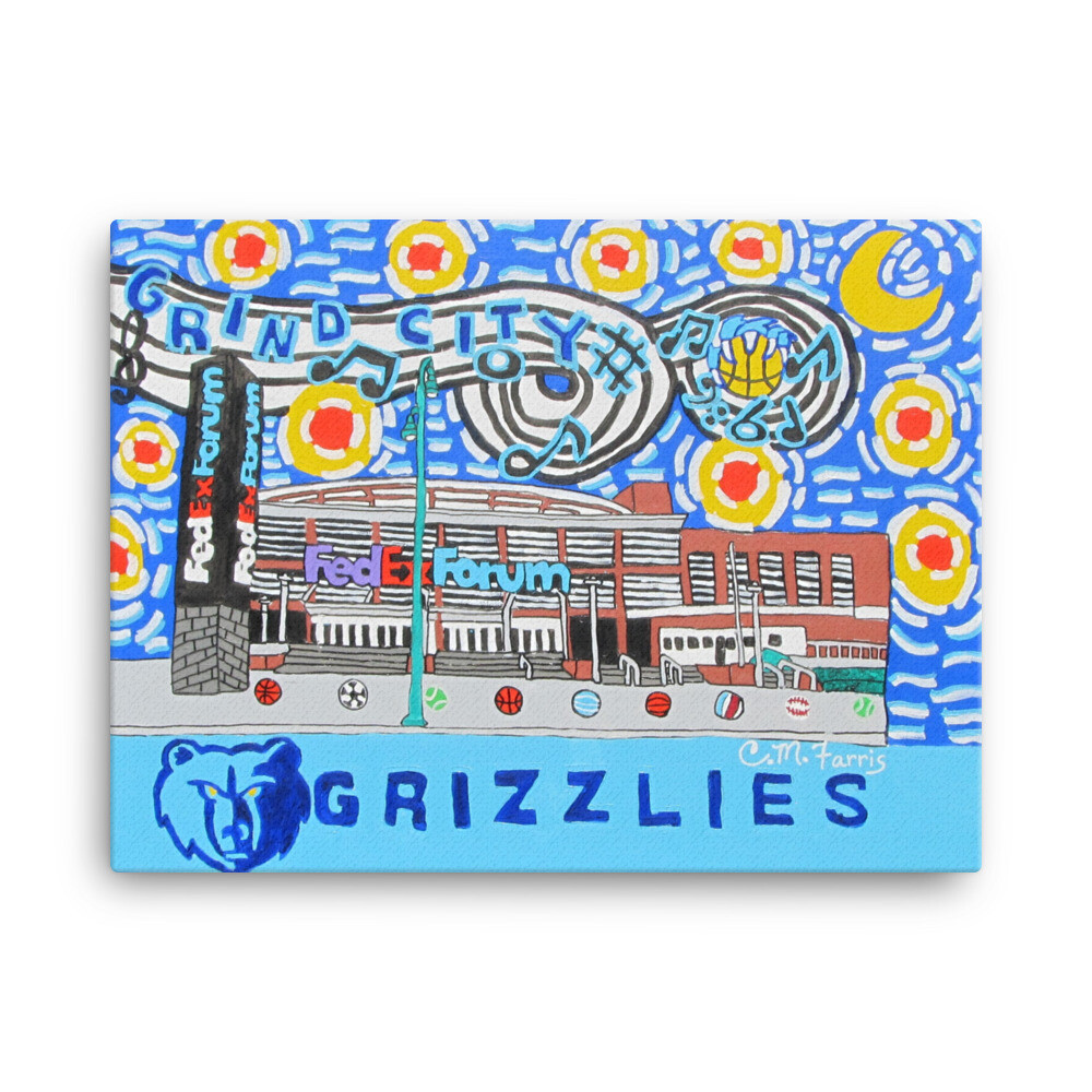 Grind City Nights Canvas