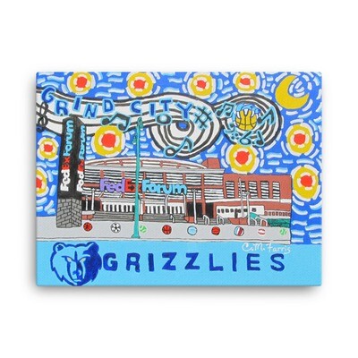 Grind City Nights Canvas