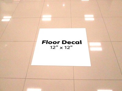 Vinyl Floor Decals -10 Pack