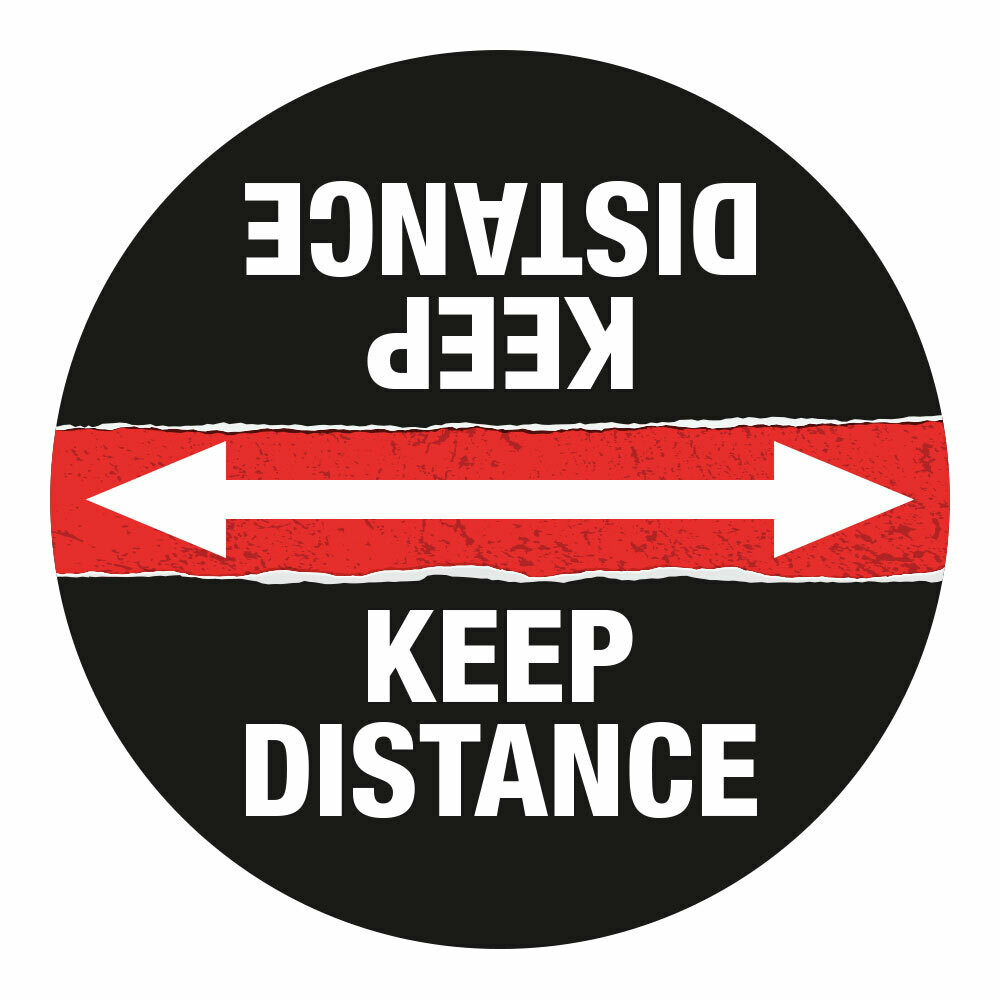 18" Keep Distance Circle (10 pack)