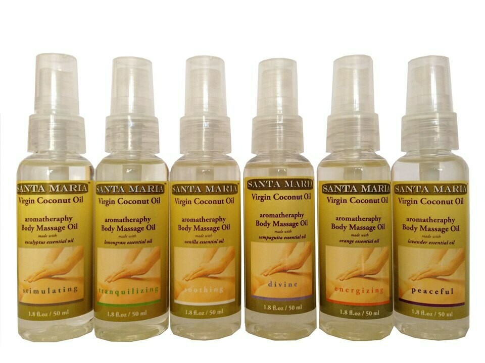 Virgin Coconut Oil Aromatherapy Body Massage Oil 50ml
