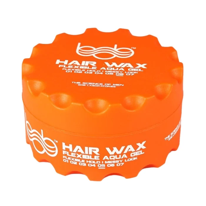 Bob Hair Wax Crazy Aqua Gel Flexible Hold Ultra Shine 150ml 
 ( ORANGE )