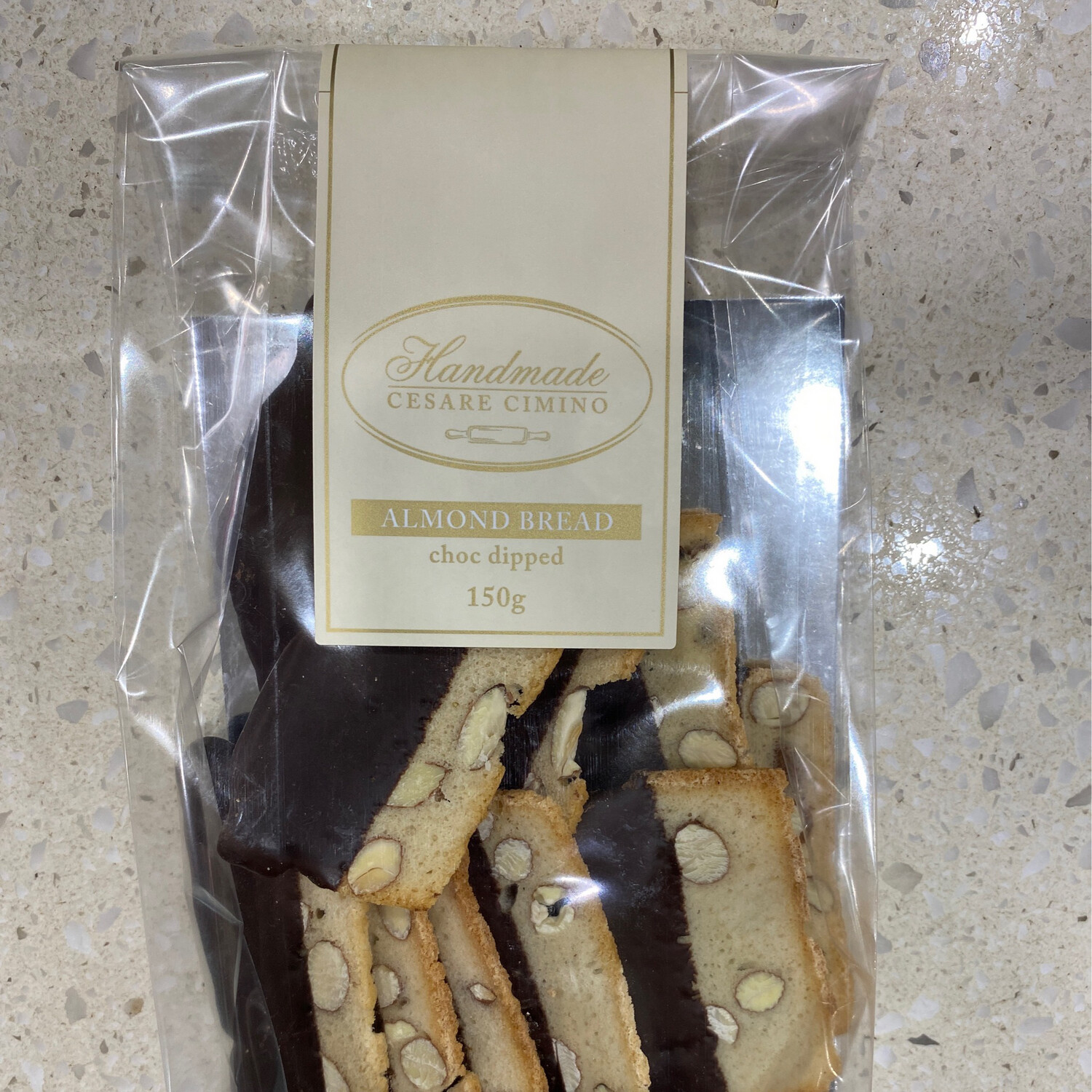 Almond Bread Choc Dipped